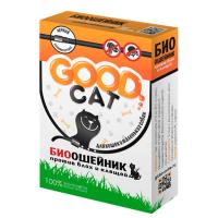 Ошейник ГУД КЭТ БИО для кошек и мелких собак против блох и клешей 35 см черный