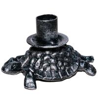 ДЕКОР Подсвечник Черепаха антик серебро РЗДИ/1шт ДЕКОР Подсвечник Черепаха антик серебро РЗДИ/1шт