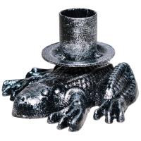 ДЕКОР Подсвечник Лягушка антик серебро РЗДИ/1шт ДЕКОР Подсвечник Лягушка антик серебро РЗДИ/1шт