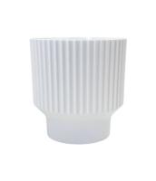 Кашпо Аркада 2,85л белый с вставкой АР17-10