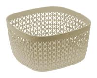 Сухарница ПИРУЛА 170*170*90мм латте М1219 