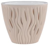 Кашпо Вдохновение 5,7л пудровый/белый КШ-8655 