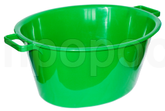 Таз 28л овальный зеленый 03043 Таз 28л овальный зеленый 03043