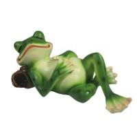 Лягушка отдыхает (акрил) L18W9H9см 713625/D071 Лягушка отдыхает (акрил) L18W9H9см 713625/D071