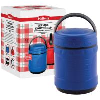 Термос 1л Mallony из нержавеющей стали с контейнером для пищевых продуктов Термос 1л Mallony из нержавеющей стали с контейнером для пищевых продуктов