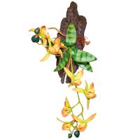 Цветок иск.Орхидея на коре 72390 Цветок иск.Орхидея на коре 72390