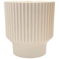 Кашпо Аркада 7,2л ванильный с вставкой 23*23,5см АР23-31/3шт/ЛГ