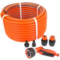 Шланг Жук Классик 1/2" 25м 3-х слойный (в комплекте 2коннектора,2адаптера,насадка) /339514-00/Цикл 