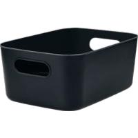Контейнер Корзина 3,4л 10*14*25см антрацит ОР-4183 /12шт/ПП
