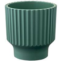 Кашпо Аркада 2,85л нефрит с вставкой 17*15,5см АР17-32 /9шт/ЛГ