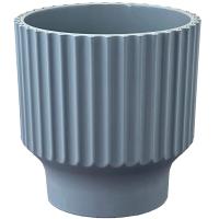 Кашпо Аркада 2,85л серый муссон с вставкой 17*15,5см АР17-70 /9шт/ЛГ