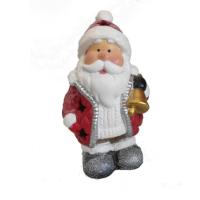 Дед Мороз с колокольчиком (красный) L8.5W7H14 716402/W215