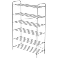 Этажерка д/обуви 6-ти ярусная матовый серый ЭТК6/МС