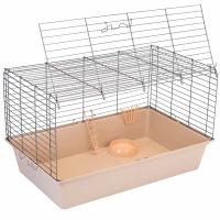 Клетка д/круп. грыз Дарэлл РОДЖЕР №4 складная 78*48*h47см миска 2 кормушка беж-хром/4183/Дарэлл