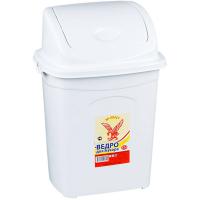 Ведро 12л д/мусора белый 02031 /20шт/Арз