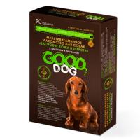 Витамины ГУД ДОГ для собак здоровье кожи и шерсти 90 таблеток 