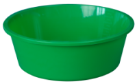Таз 13л круглый зеленый 03026