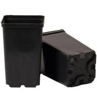 Горшок для рассады 0,8л черный квадратный (Роза) литье 9*9*14см КВ9Р Горшок для рассады 0,8л черный квадратный (Роза) литье 9*9*14см КВ9Р