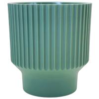 Кашпо Аркада 7,2л нефрит с вставкой 23*23,5см АР23-32 /3шт/ЛГ