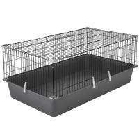 Клетка д/круп. грыз Дарэлл КРОЛИК100-1 складная 98*58*41см сер-черн/44101сер-черн/Дарэлл