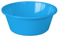 Таз 4л круглый голубой