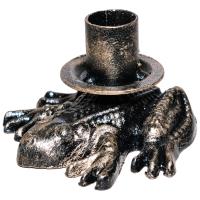 ДЕКОР Подсвечник Лягушка антик золото РЗДИ/1шт ДЕКОР Подсвечник Лягушка антик золото РЗДИ/1шт