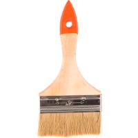Кисть плоская Slimline 4" (100мм) натуральная щетина деревянная ручка 824455 /Sparta