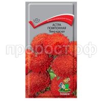 Астра-помпонная-Темно-красная-0,3г-Поиск