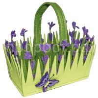 корзинка лаванда