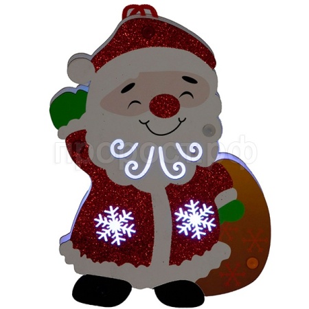 Панно световое Дед Мороз с мешком SYJFBZ-4023012 20*15*2,5см 106416