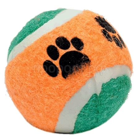 Игрушка для кошек Погремушка Лапки пластик 4см K7355 4 шт.