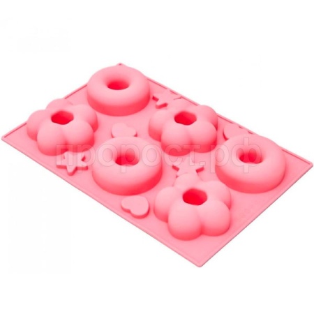 Форма для выпечки кексов №3 силикон 25,7*17,6*2см КТ-S-354