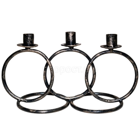 ДЕКОР Подсвечник Кольцо 3 свечи антик золото РЗДИ/1шт ДЕКОР Подсвечник Кольцо 3 свечи антик золото РЗДИ/1шт