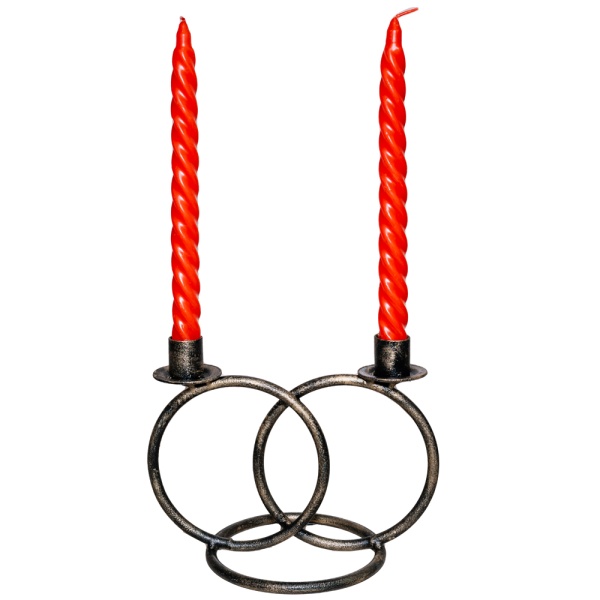 ДЕКОР Подсвечник Кольцо 2 свечи антик золото РЗДИ/1шт ДЕКОР Подсвечник Кольцо 2 свечи антик золото РЗДИ/1шт