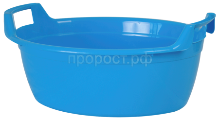 Таз 22л овальный голубой 03042 Таз 22л овальный голубой 03042