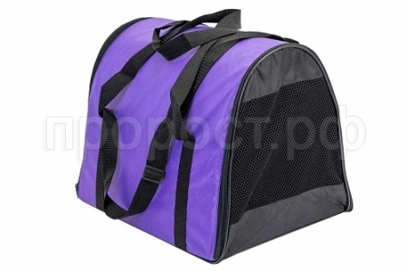 Сумка переноска ЧИП Конверт-Туннель №3 раскладная с карманом и ремнем 47*28*30/9028фиолет/Дарэлл