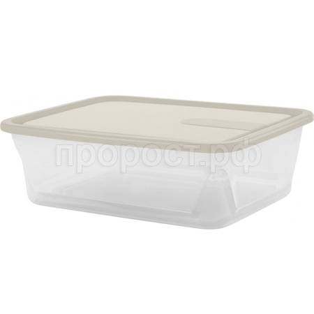 Контейнер д/продуктов 0,6л Sugar&Spice Honey прямоугольный белый зефир SE1102 /20шт/ПР 