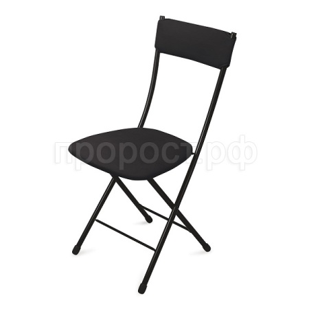 Стул складной Ника 1М с мягкой спинкой черный до 100кг ССН1М/6 /2шт/ Стул складной Ника 1М с мягкой спинкой черный до 100кг ССН1М/6 /2шт/