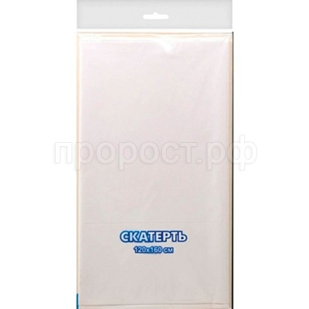 Скатерть 120*160 Интерпак Белая ПВД /50шт/СКТ55756 Скатерть 120*160 Интерпак Белая ПВД /50шт/СКТ55756