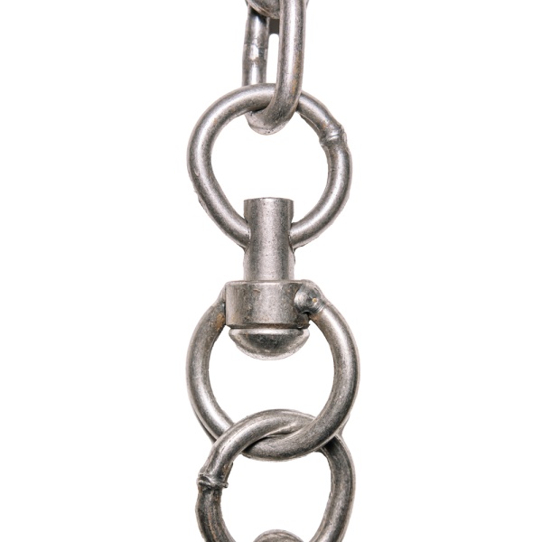Цепь для привязи с ошейником КРС/МРС №6 короткозвенная с вертлюгом
