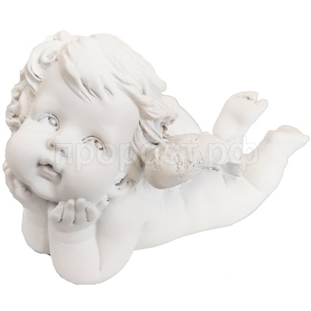 Ангел задумчивый (белый) L17W9,5H10см 718288/A106 Ангел задумчивый (белый) L17W9,5H10см 718288/A106