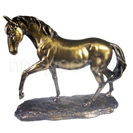 Конь шагающий (бронза)  L15,5W42H36 713704/D129