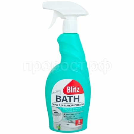 Чистящее ср-во д/ванной Blitz ВАТН 750г спрей /12шт/