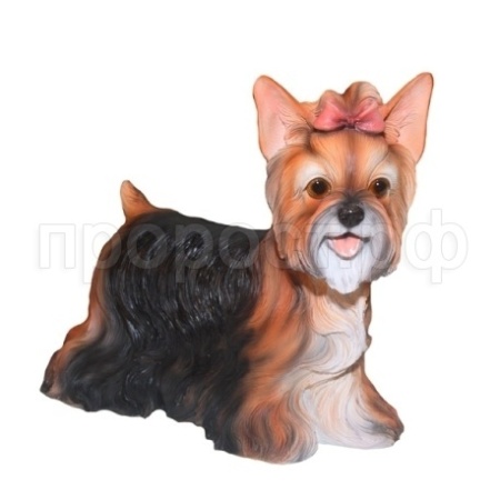 Копилка Йоркширский терьер с бантиком L30W15H27см 626906/F383 Копилка Йоркширский терьер с бантиком L30W15H27см 626906/F383