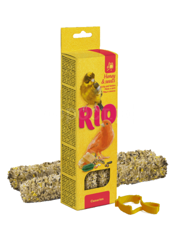 Лакомство для канареек Палочки РИО Мед и орехи 2шт*40гр