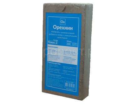 Кокосовый субстрат Орехнин-1 брикет 12кг (165л)