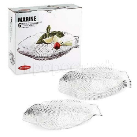 Набор блюд Марин (6шт) 260*206мм 10257B
