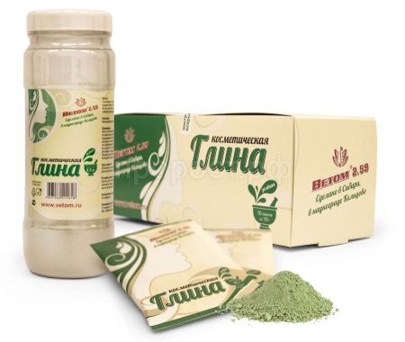 Глина косметическая Ветом зеленая 10г 2.59 