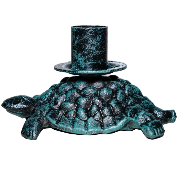 ДЕКОР Подсвечник Черепаха антик зеленый РЗДИ/1шт ДЕКОР Подсвечник Черепаха антик зеленый РЗДИ/1шт