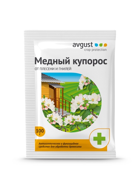 Медный купорос 100гр Август Медный купорос 100гр Август